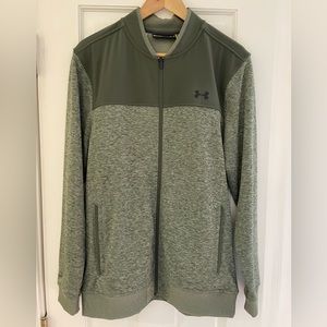 Under Armour Storm Loose Cold Gear Full Zip Jacket Mens Medium Green